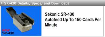 Sekonic SR-430 Scanner