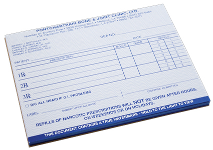 Healthcare Forms - Prescription Pads