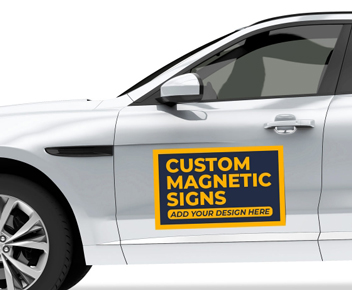 Magnetic Signs for Vehicles