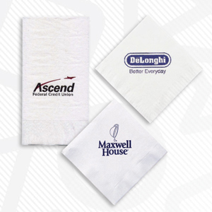 Personalize napkins for your wedding, office event or to celebrate an anniversary