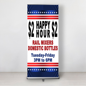 Retractable Banners for Restaurant Specials