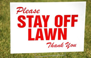 Yard Sign For Lawns